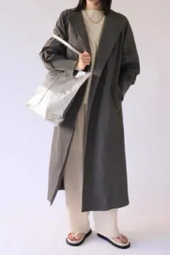 【ACUTA】袖リブバックベルトコートのサムネイル