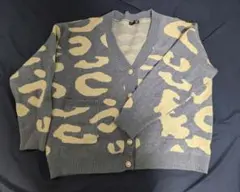 dazy レオパード柄 ニットカーディガン Lサイズ