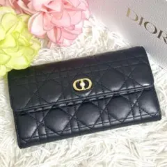 現行 美品✨dior jolie orchid 長財布 カナージュ 折り財布 箱のサムネイル