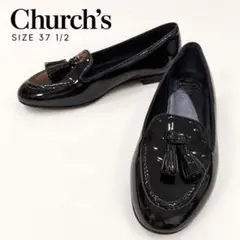 Church's チャーチ nina ニーナ 36 黒 タッセル付きローファー - メルカリ