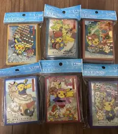 ポケモンセンタートウホクR お祭りごっこ ポケカ　スリーブ　デッキシールド 6種