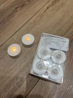 IKEA MOGNAD LEDティーライト 6個セット