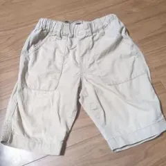 UNIQLO ベージュ ハーフパンツ 110-125cm