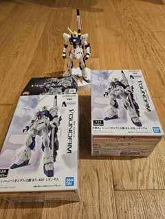 【未開封版とオマケで開封版】実物大νガンダム立像 RX-93ff νガンダム