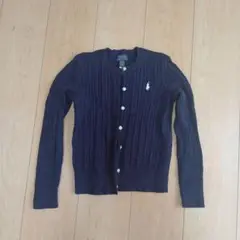 POLO RALPH LAUREN ネイビー カーディガン M8-10