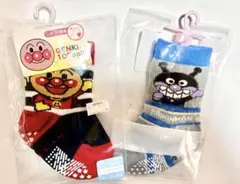 それいけ！アンパンマン ベビー靴下 9-12cm 2足セット　福助
