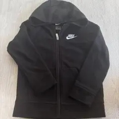 Nike ブラック フルジップ パーカー 116-122cm