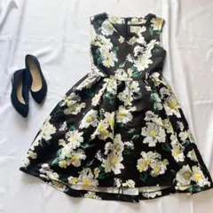 【結婚式・パーティ】【リゾート】chesty チェスティ　ワンピース　花柄