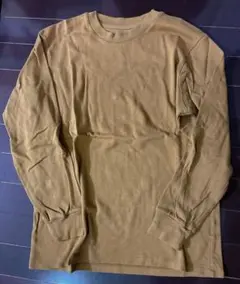 ブラウン 長袖カットソー Lサイズ