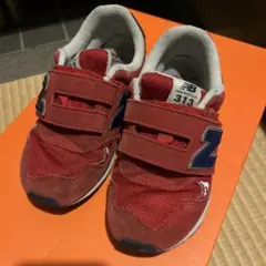 New Balance 313 レッド スニーカー　19.5cm