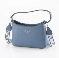 ゲス GUESS ショルダーバッグ 肩掛けバック 2way ブルーのサムネイル