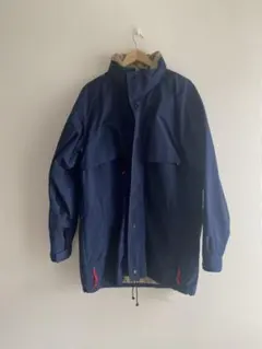 80s90s Eddie Bauer ナイロンジャケット、コート　ダブルジップ