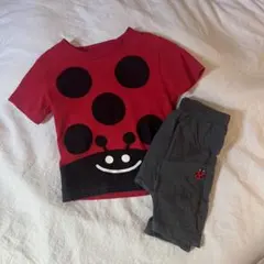 てんとう虫　上下セット　90サイズのサムネイル
