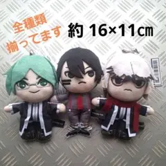 New値下げ品‼　桃源暗鬼　ぬいぐるみ　マスコット　全3種類のサムネイル