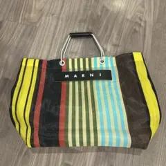 2026年最新】marni ストライプバッグ ミニ マルチグリーンの人気