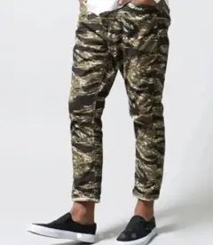 W29/Lee リー×ナノユニバース/別注コラボ/迷彩/カモフラ/アンクルパンツ