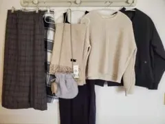 アウター ニット ワンピース 7点セット L