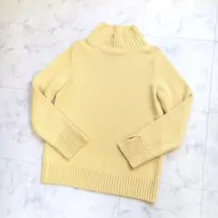 希少✨エルメス モックネック カシミヤ100 ニットセーター セリエ