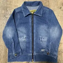 【ブリーズ】男の子用　デニムジャケット　110㎝　春秋アウター　長袖　羽織り
