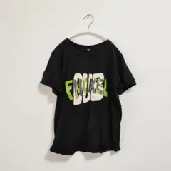 フロントロゴ プリント Tシャツ ブラック