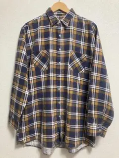 AMERICAN EDITION プリントネルシャツ