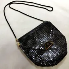 GLOMESH グロメッシュ ショルダーバッグ ビーズ ブラック パーティー