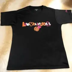 美容品もお付け★asics LOVE VOLLEYBALL Tシャツ M 黒