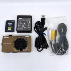 【極美品】Nikon COOLPIX S6000 シャンパンシルバー　動作OK Amazon | Nikon デジタルカメラ COOLPIX (クールピクス) S6000