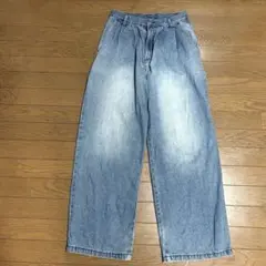 apres jour ワイドデニムパンツ ライトブルー　Mサイズのサムネイル