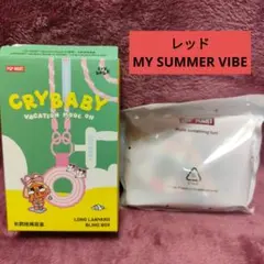 CryBaby Vacation シリーズ 赤 レッド ストラップ