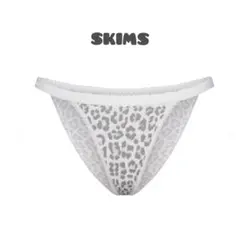 ラスト♡SKIMS ロゴ♡ストリングビキニ レオパード XS 完売品