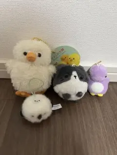 ひよこの大群 ぬいぐるみ マスコット 4点セット