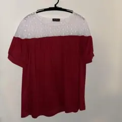 レディース　Tシャツ レッド