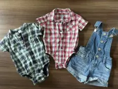 babyGap ロンパース オーバーオール 3点セットのサムネイル