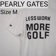 【人気】PEARLY GATES　パーリーゲイツ　ゴルフウェア　ポロシャツ　白
