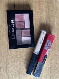 Maybelline アイシャドウパレット、コンシーラー、リップ