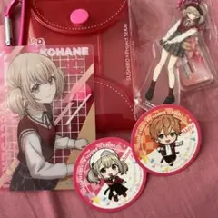 スシロー　プロセカコラボ　マルチポーチ　小豆沢こはね カード