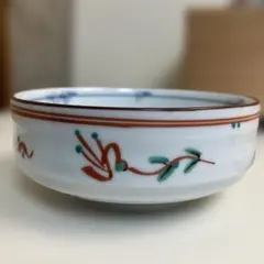 有田焼和食器 鉢 ボウル 赤絵 草花文様 陶器