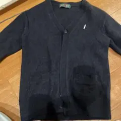 EASTBOYラムウールカーディガン ボタン付き