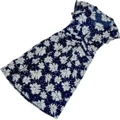 EGERIE フラワープリント 半袖ワンピース