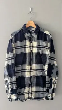 UNIQLO ユニクロ 185561 フランネルシャツ ブラック チェック M