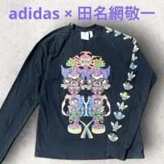 adidas アディダス ロンT 黒 グラフィックプリント 田名網敬一 コラボのサムネイル