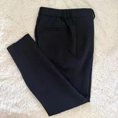 PLST テーパードパンツ センタープレス ネイビー 紺 L スラックス 春夏