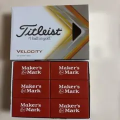 新品非売品Maker’sMark × Titleistコラボゴルフボール 12個のサムネイル