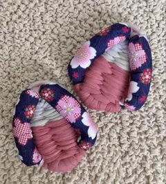 足半布ぞうり　和柄