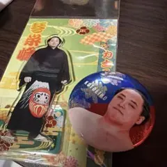 大相撲 ガチャ　ホログラム 缶バッジ アクリルスタンド　セット　琴栄峰のサムネイル