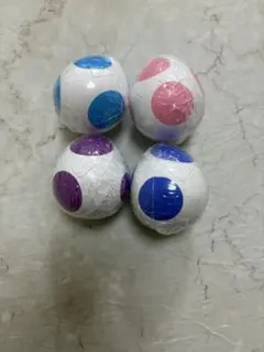 ヨッシー　めじるしアクセサリー ピンク　水色　青　紫