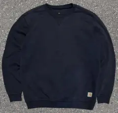 Carhartt ブラック クルーネックスウェットメンズSサイズP-107 