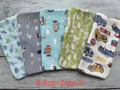 ガーゼ＊ハンカチ＊ハンドメイド　6重ガーゼハンカチ23 5枚セット