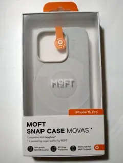 iPhone 15Pro対応 MOVAS™レザーケース（ミスティグレー）